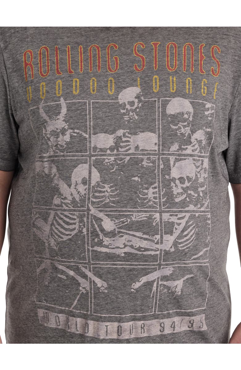 Lucky Brand Jeans Big & Tall Rolling Stones Voodoo Graphic Tee, Alternate, color, Black