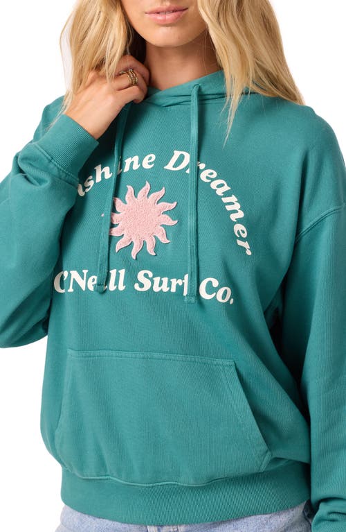 O'neill Drift Graphic Zip-up Hoodie In Green