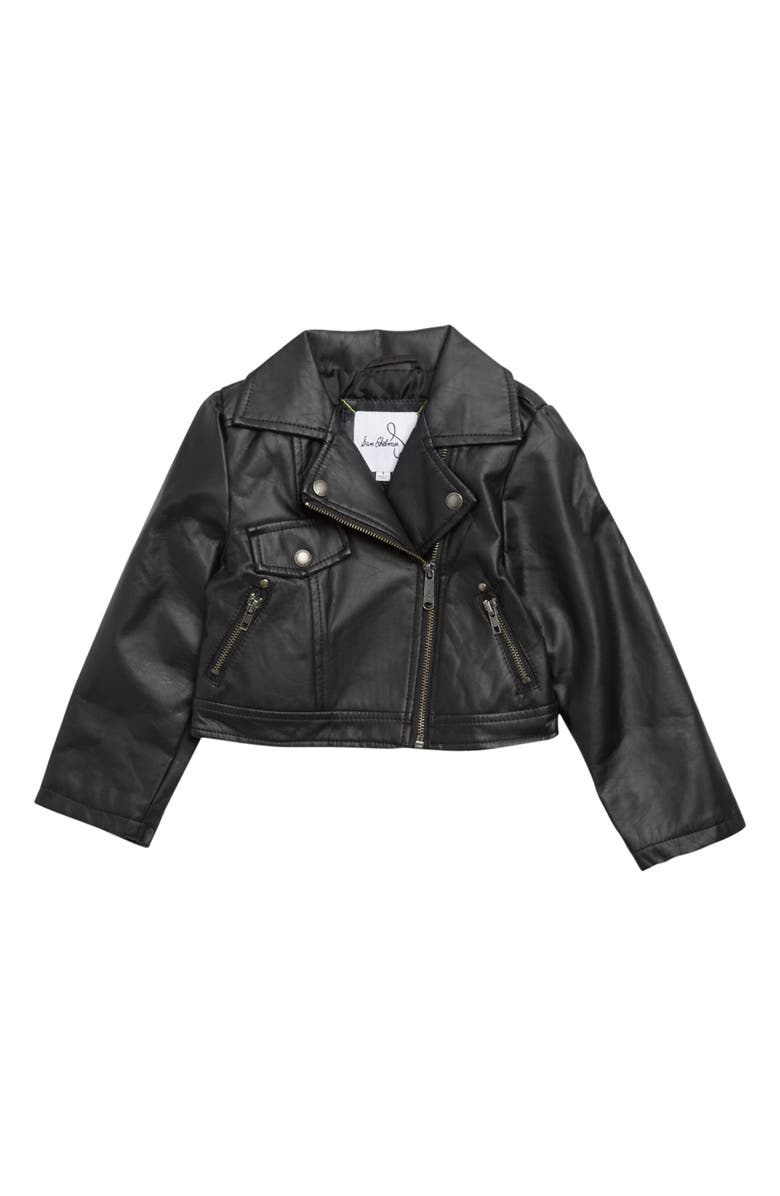 Sam Edelman Kids' Faux Leather Moto Jacket, Main, color, 