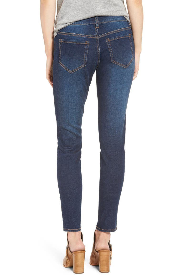 Mid Rise Skinny Jeans, Alternate, color, CLASSIC BLUE