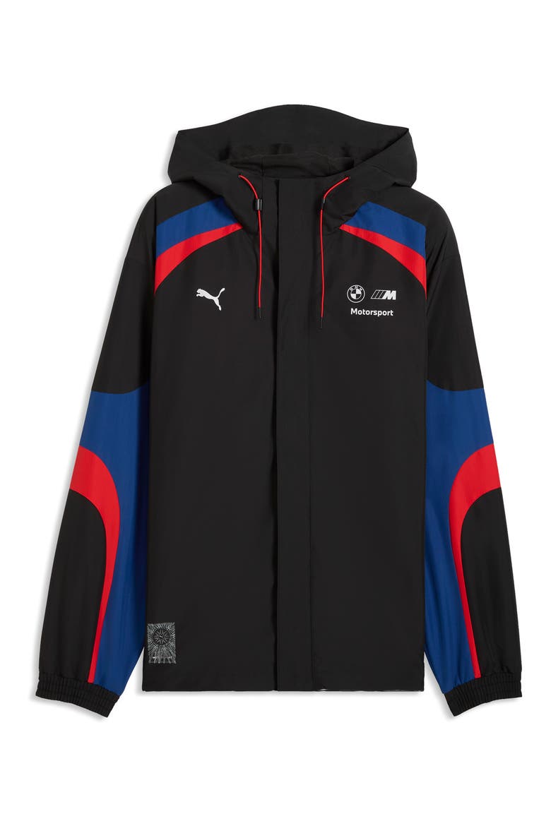 x BMW M Motorsport Hooded Jacket, Main, color, PUMA BLACK