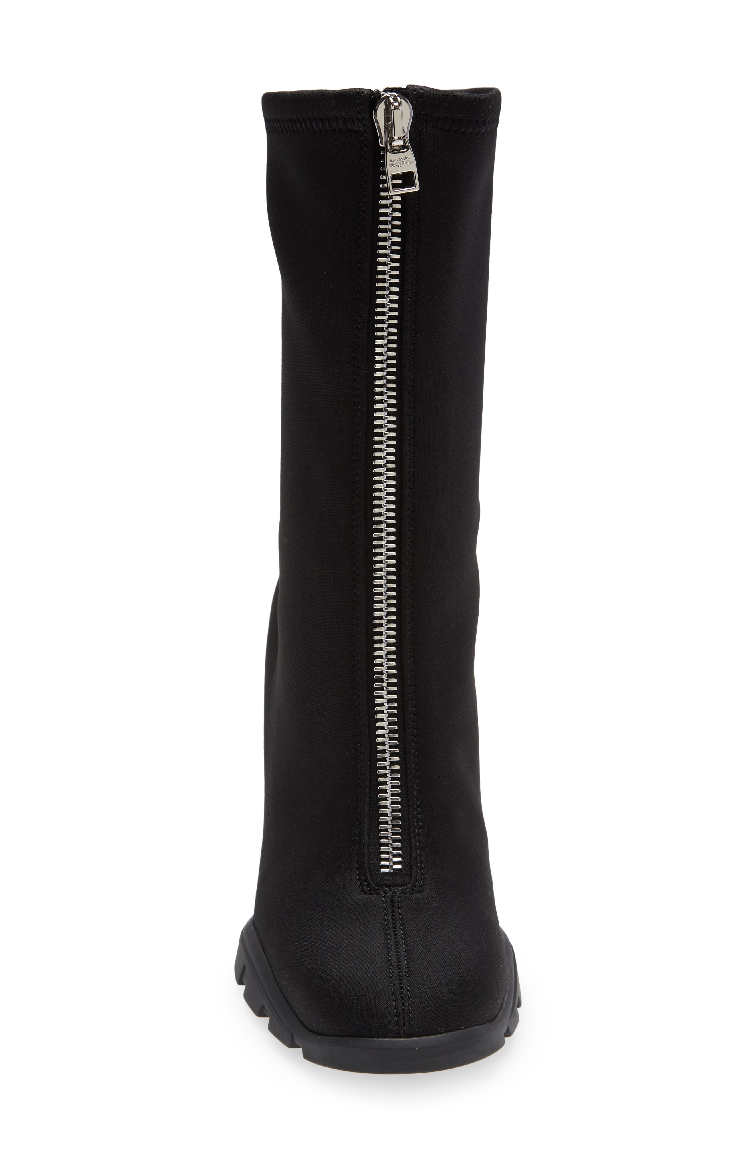 McQueen Alexander McQueen Slim Tread Bootie, Alternate, color, 