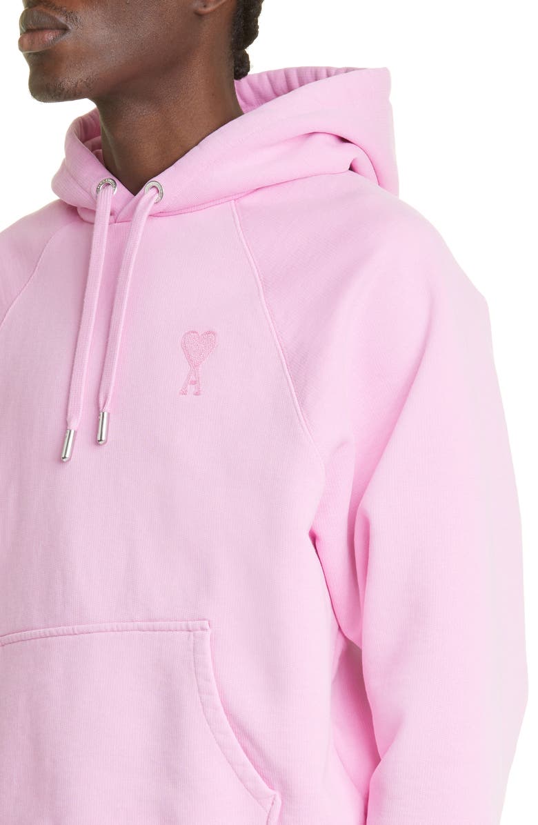 AMI PARIS Ami de Coeur Logo Embroidered Hoodie, Alternate, color,