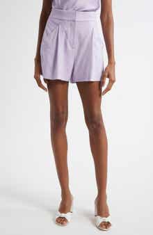 Veronica Beard Elbe Pleated Shorts