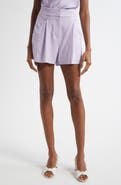 Veronica Beard Elbe Pleated Shorts