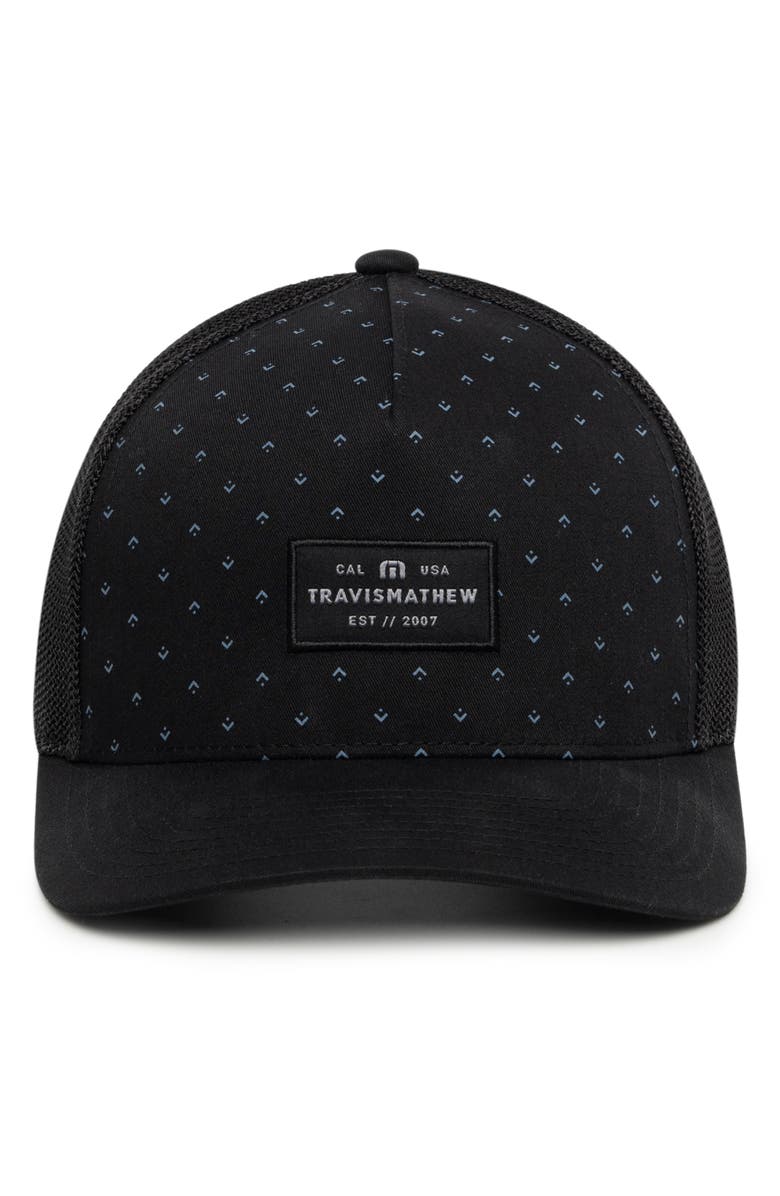 TravisMathew Paid in Full Trucker Hat, Alternate, color, 