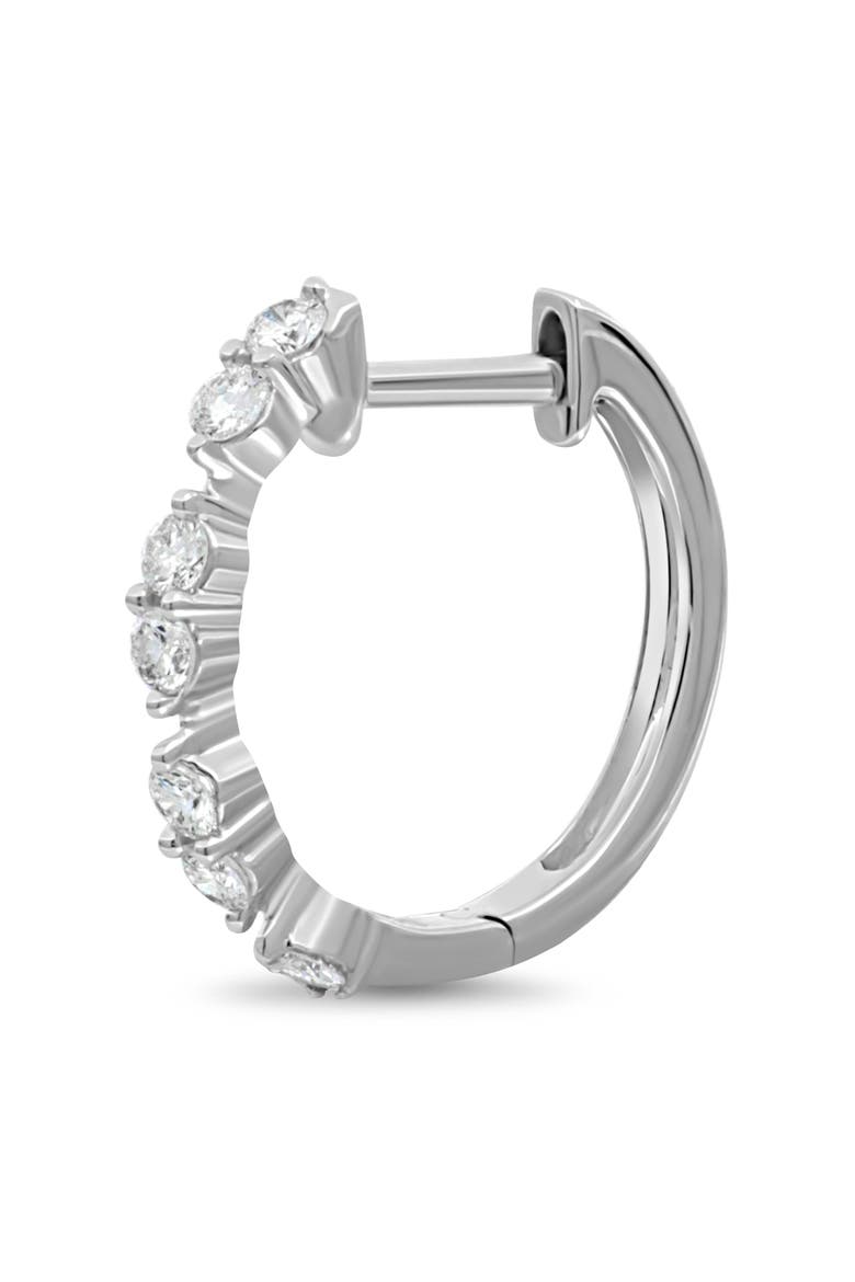 Audrey Diamond Hoop Earrings, Alternate, color, 18K WHITE GOLD/ DIAMOND