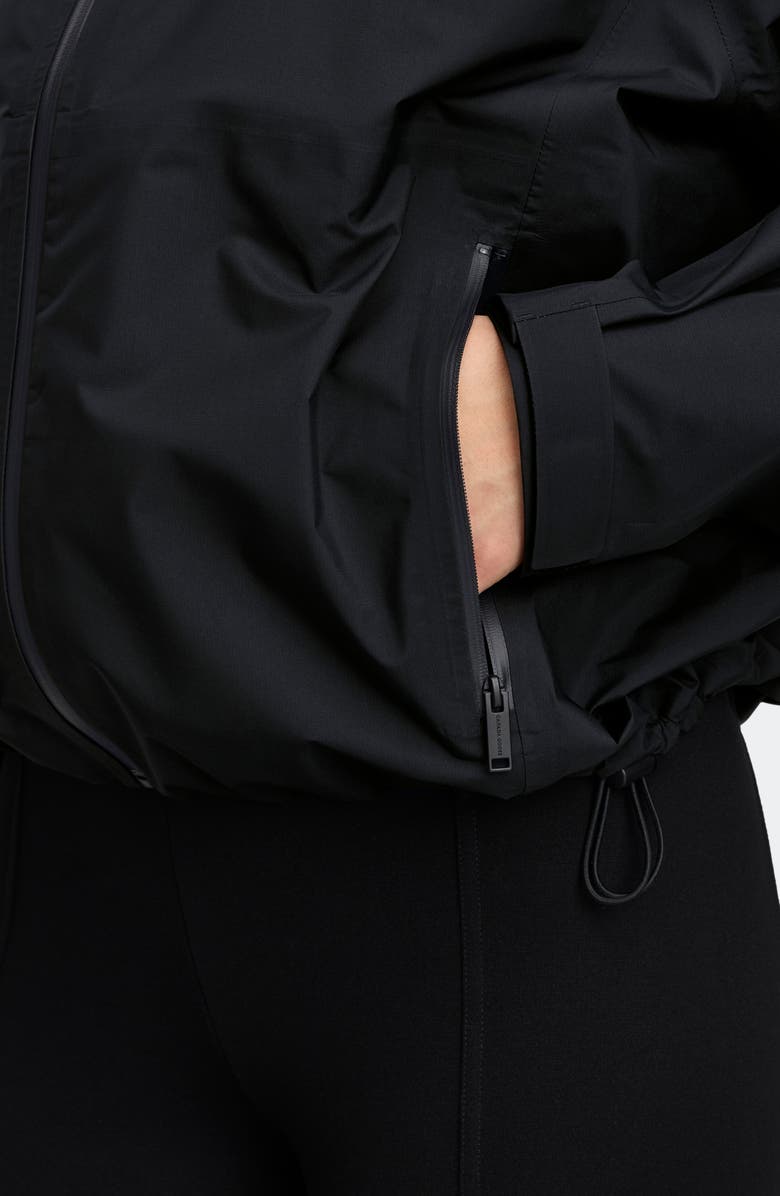Canada Goose Horizon Waterproof Rain Jacket, Alternate, color, Black