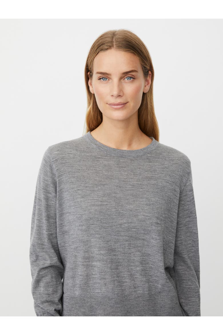 Fynelle Long Sleeve Round Neck Sweater, Alternate, color, M. Grey Mel.