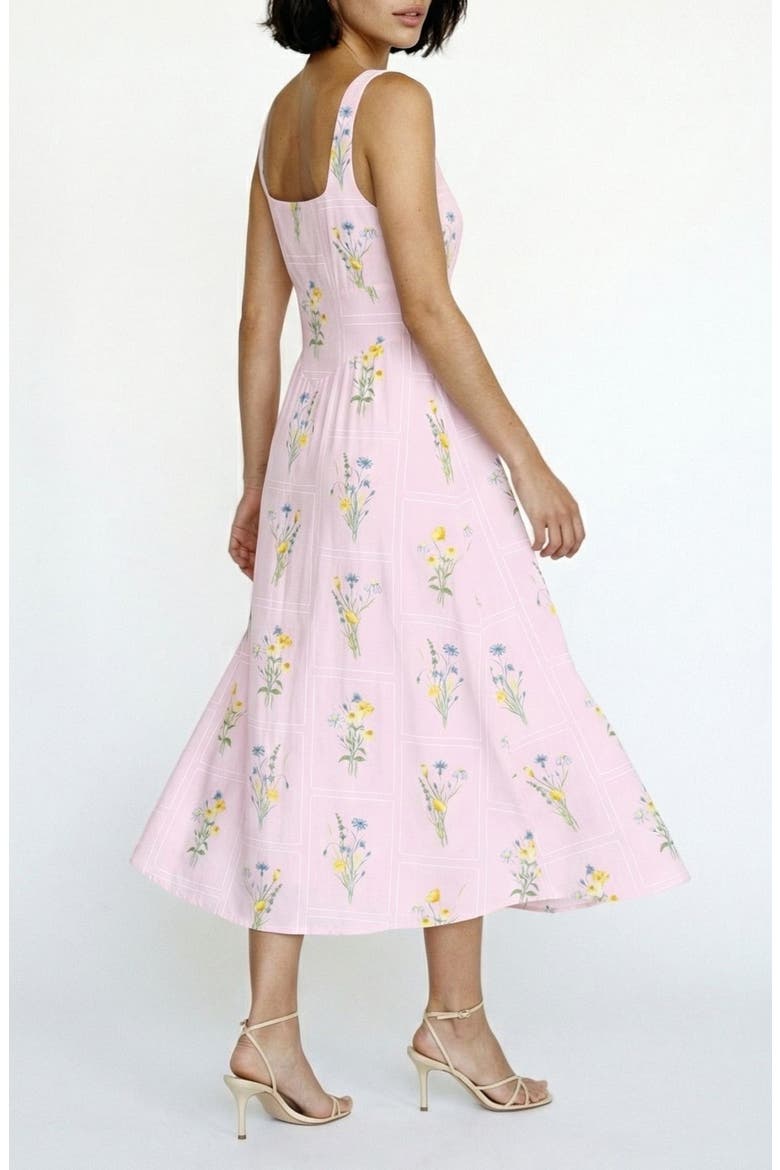 Jamie Floral Print Dress, Alternate, color, PINK A BOO AOP ELSE