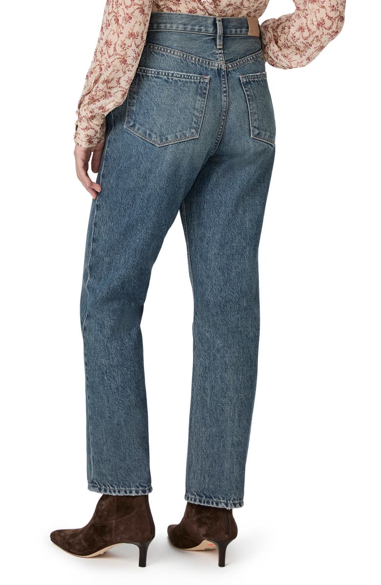 Billy High Waist Ankle Straight Leg Jeans