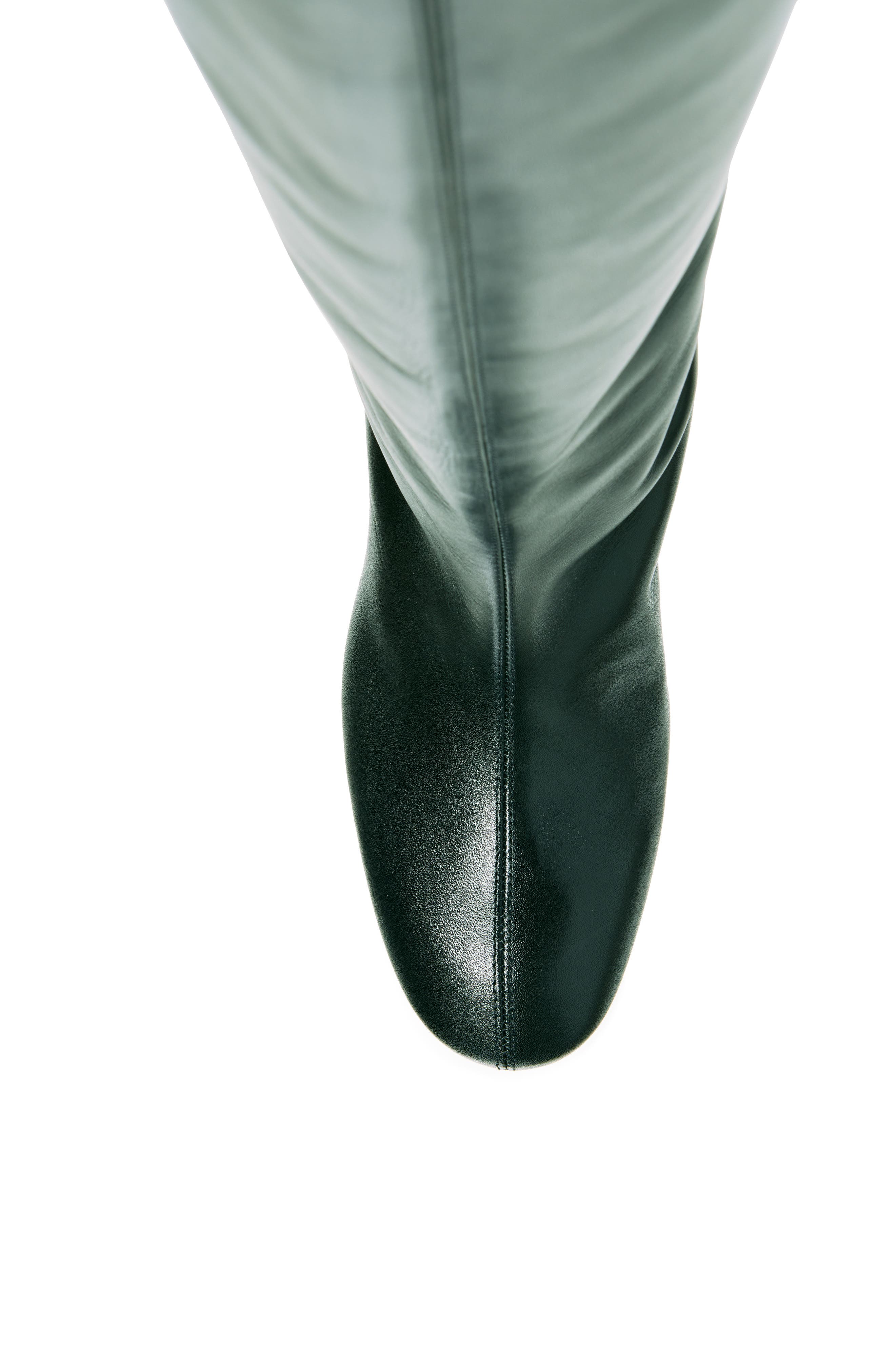 aeyde Willa Over the Knee Boot, Alternate, color, Black