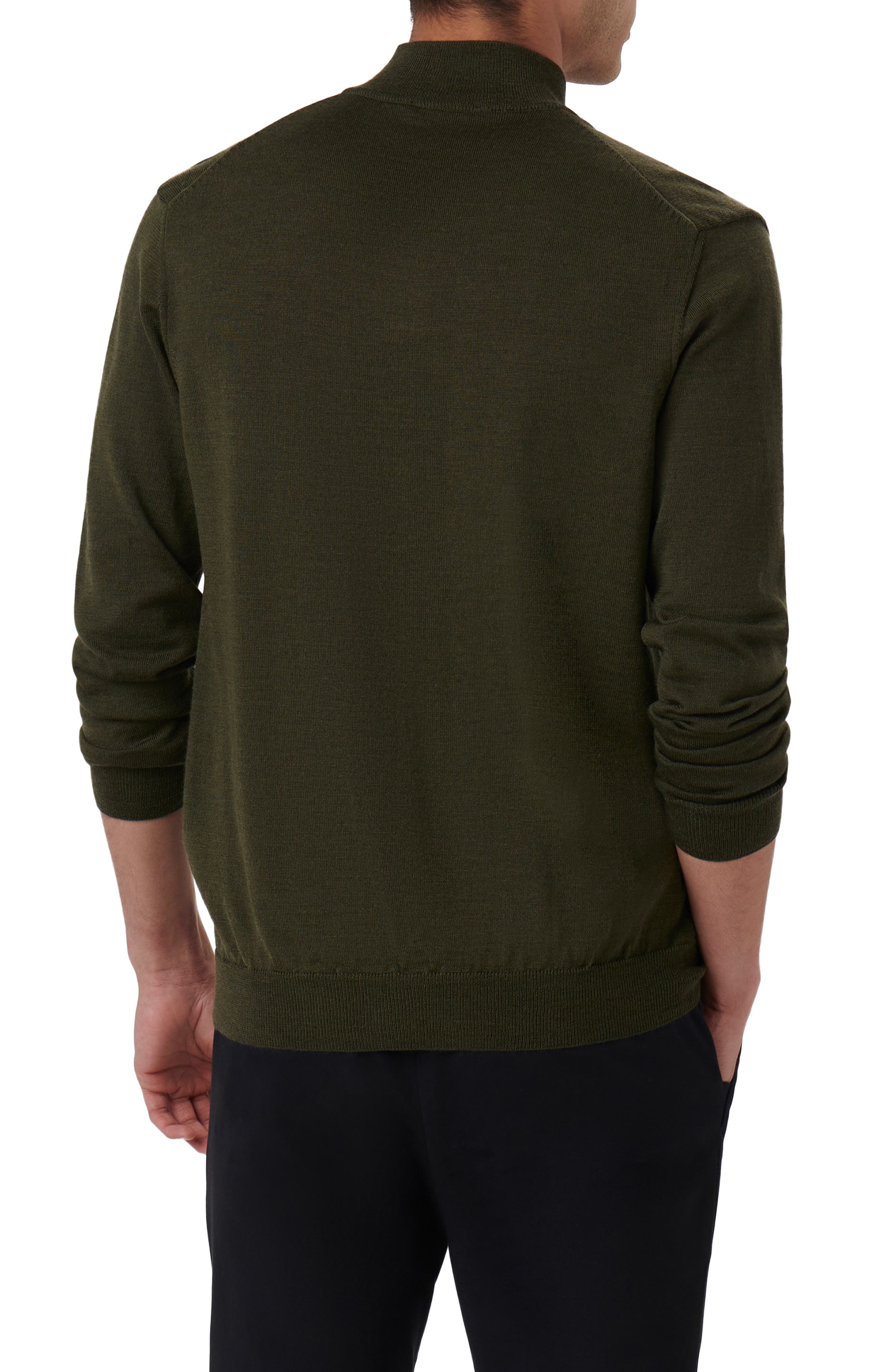 Quarter Zip Merino Wool Pullover - image 2