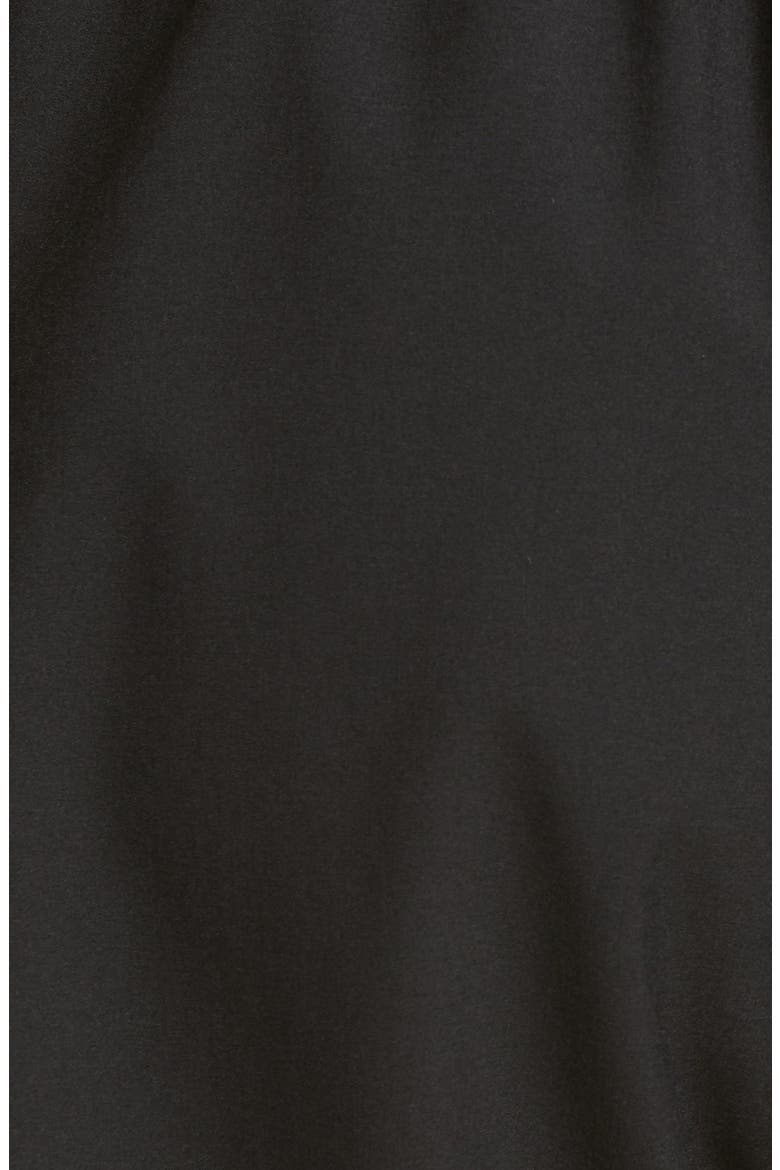 Core Logo Swim Trunks, Alternate, color, BLACK