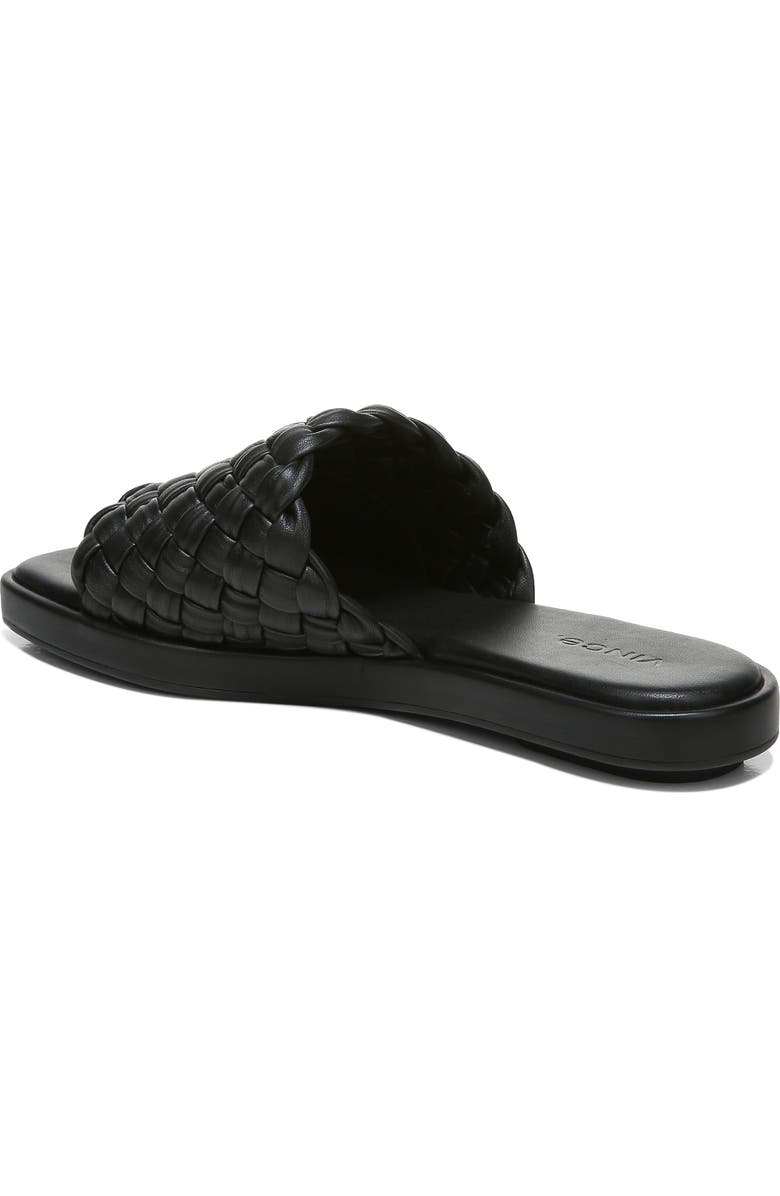 Vince Rumi Woven Leather Slide Sandal, Alternate, color,