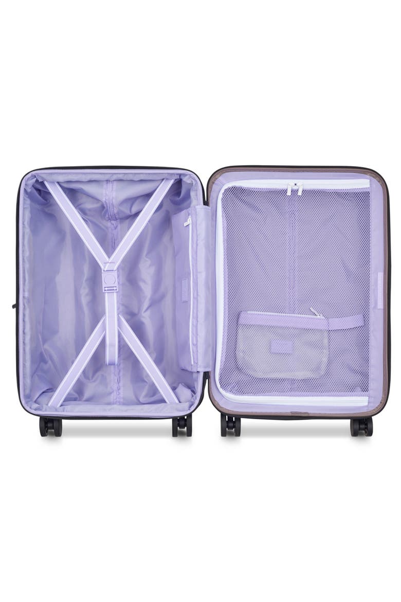 Catch Flights Expandable 20" Carry-On Spinner, Alternate, color, Chestnut
