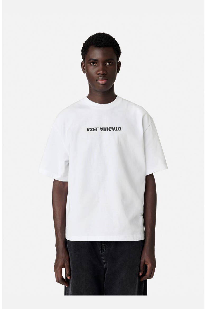 Distort Washed T-Shirt, Alternate, color, White