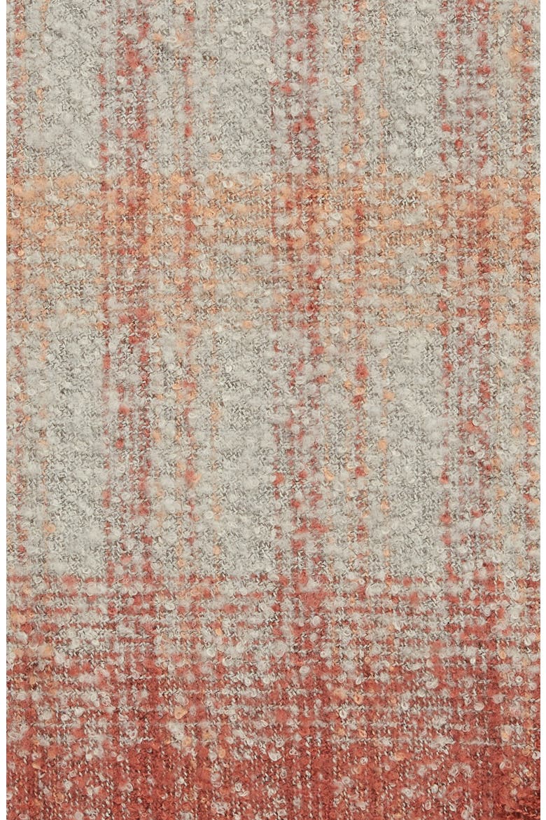 Bouclé Plaid Throw Blanket, Alternate, color, IVORY EGRET MULTI