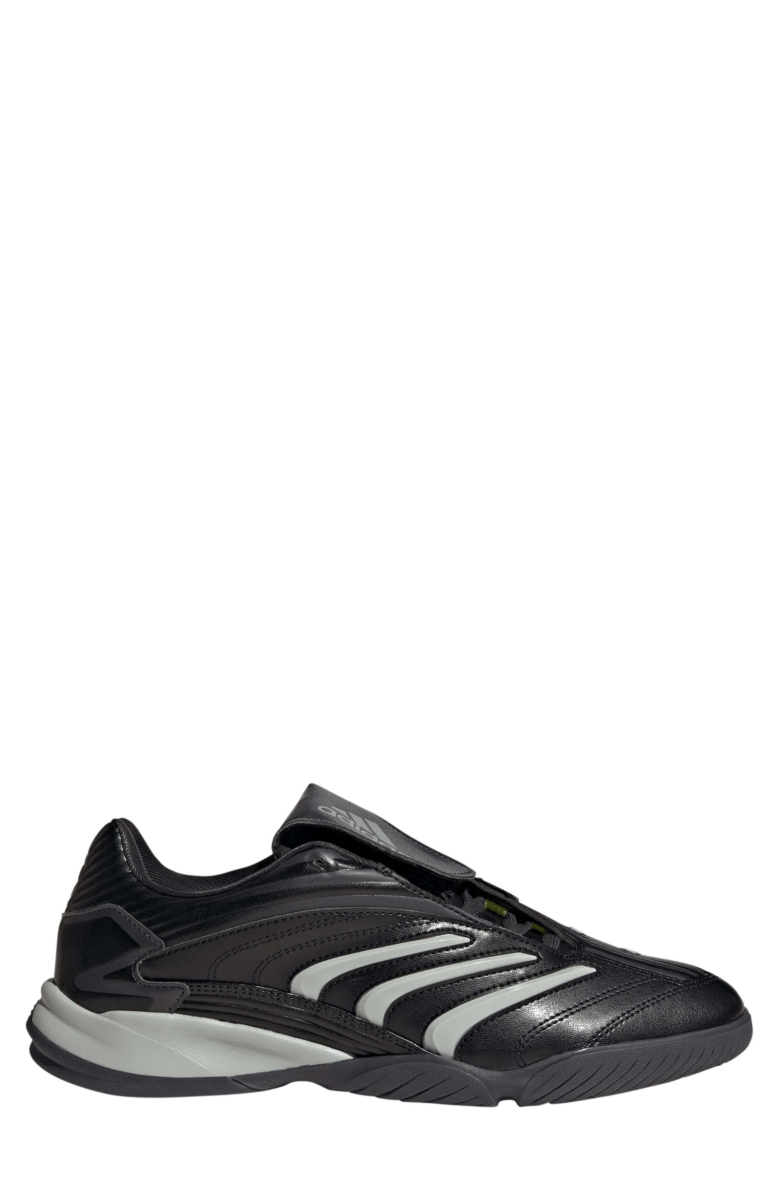 Gender Inclusive Predator Sala Soccer Sneaker, Alternate, color, CORE BLACK/ GREY TWO/ BLACK