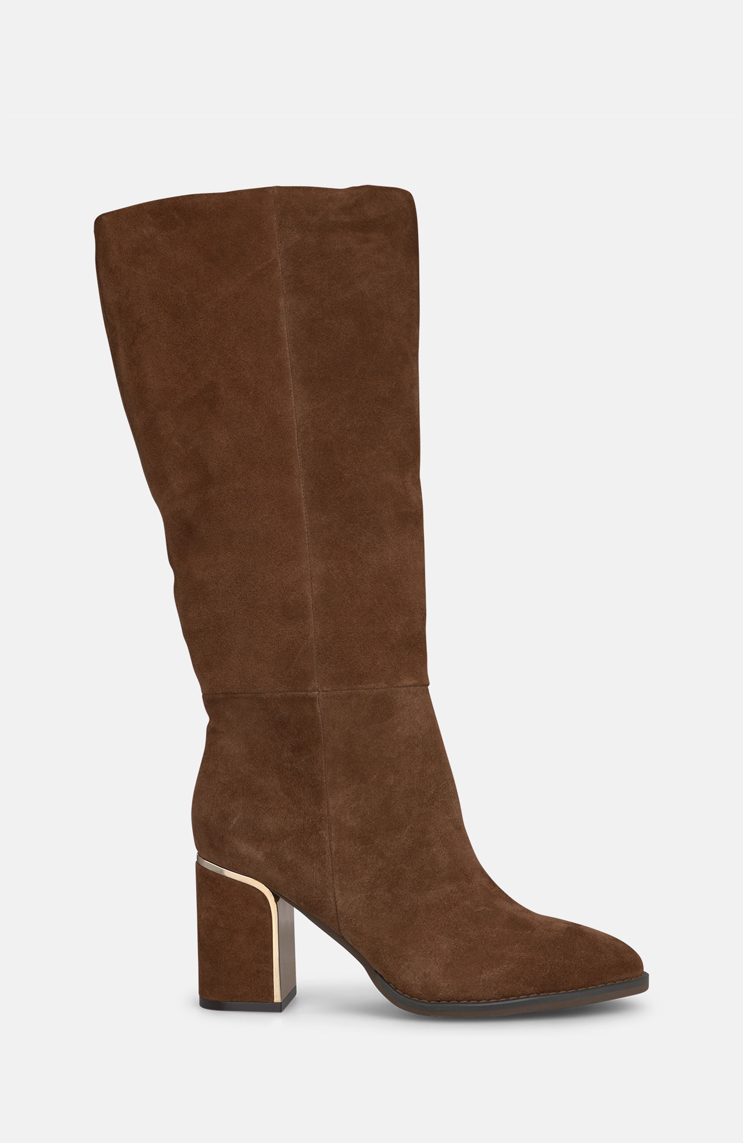 Wide-Heeled Boot, Alternate, color, Camel