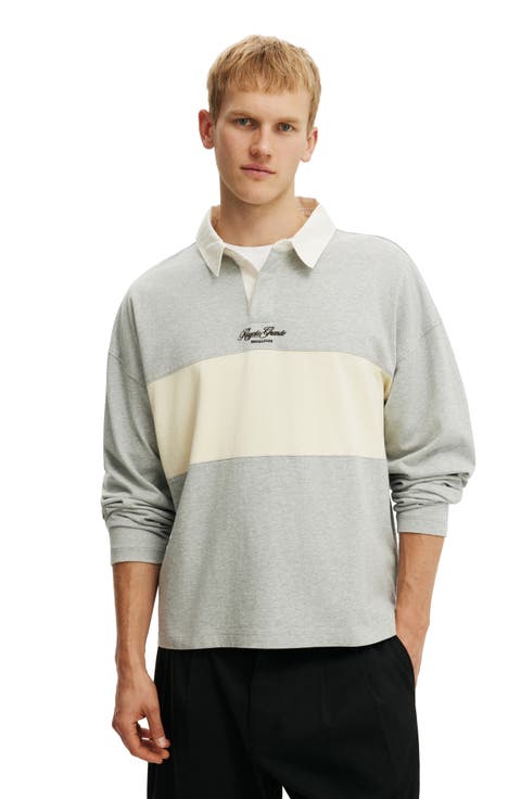 Men's Box Fit Rugby Polo