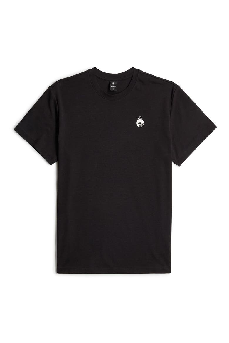 Trims Back Organic Cotton Graphic T-Shirt, Alternate, color, DARK BLACK