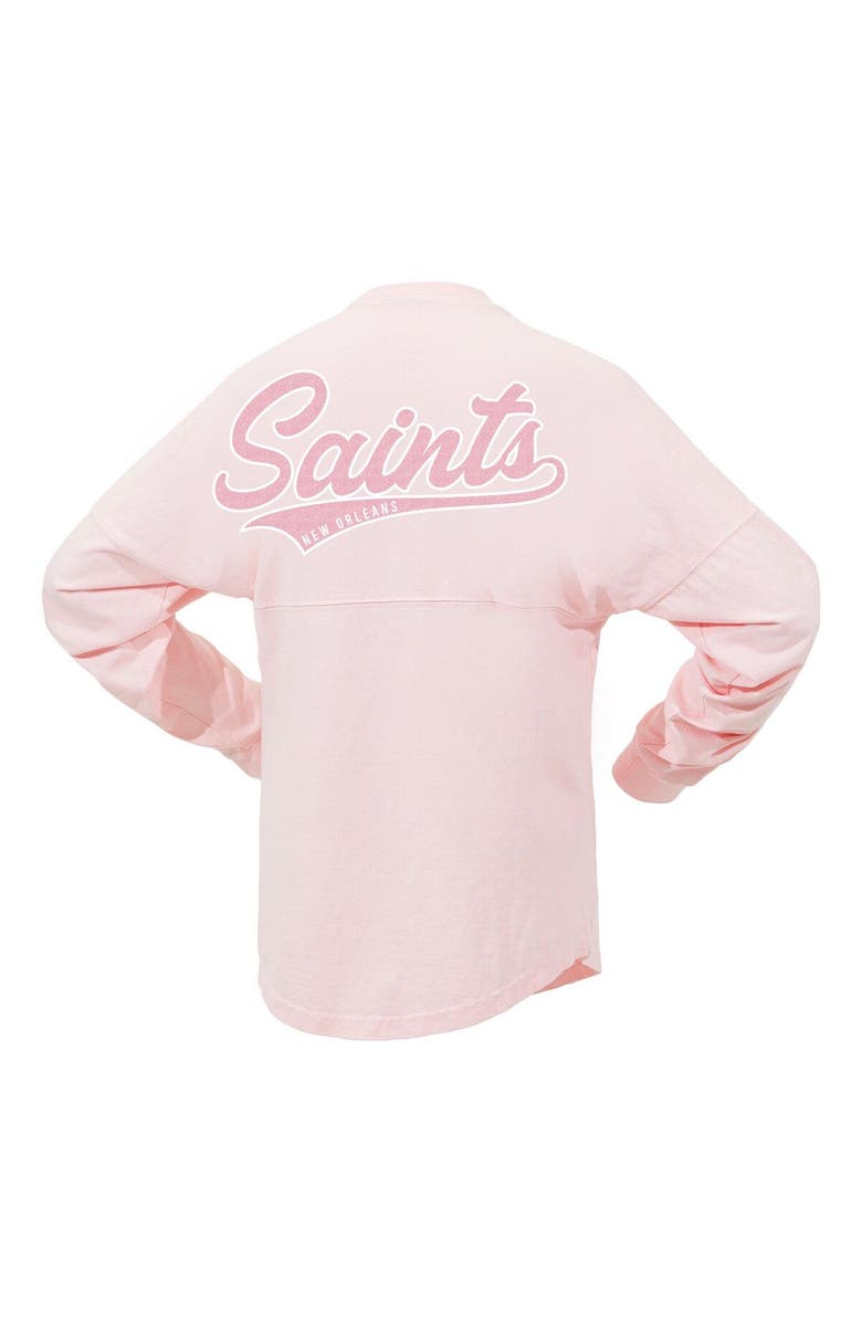 FANATICS Women's Fanatics Branded Pink New Orleans Saints Millennial Spirit Jersey T-Shirt, Alternate, color, 