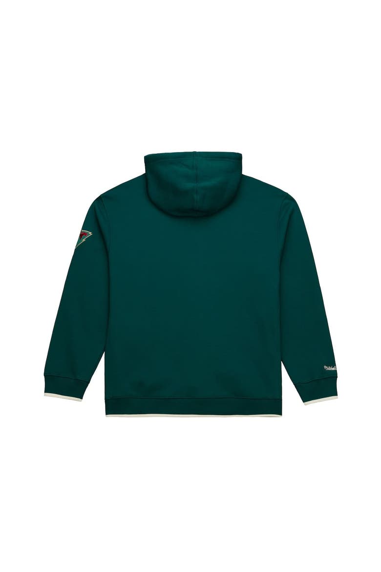 Men's Mitchell & Ness Green Minnesota Wild Team Legacy Hoodie, Alternate, color, Green