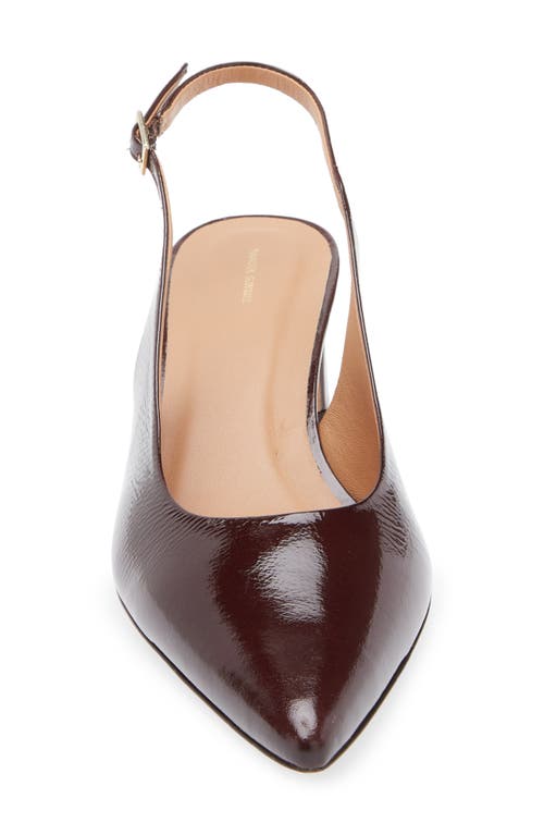 Mansur Gavriel Women's Slingback Pumps In Aubergine