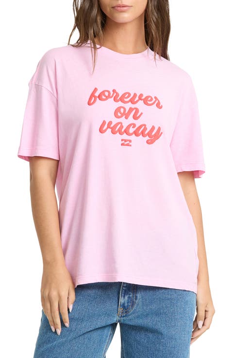 Vacay Forever Graphic Cotton Jersey T-Shirt