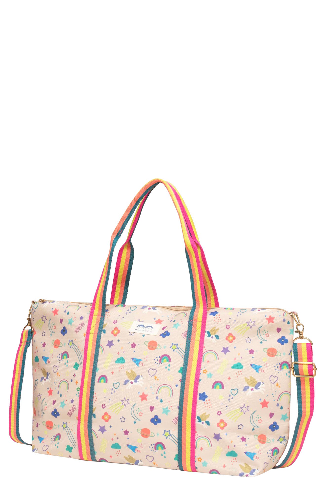 Mimi & Lula Kids' Dreamland Weekender, Main, color, Light Beige