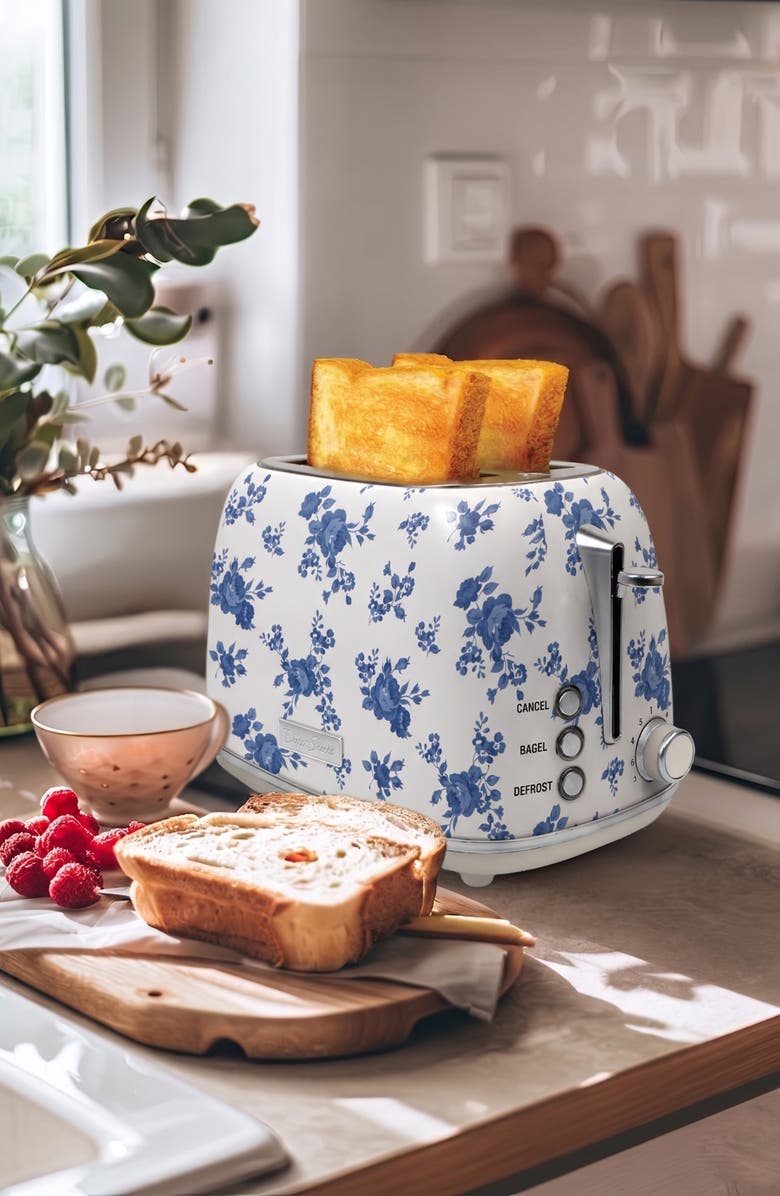 Dwell Studio Print Toaster, Alternate, color, Blue