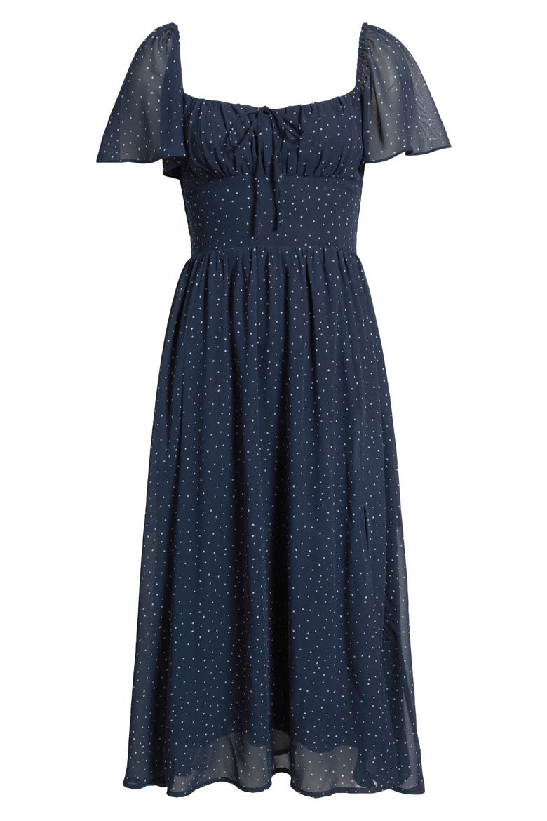 brown tiny yard butterfly midi dress DAZY Elegant Solid Color Asymmetric Ruched Butterfly Decor Fishtail Midi Dress For Women, Autumn Wedding Guest Dress Sundress