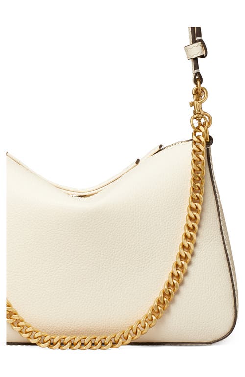Tory Burch Small Perry Leather Shoulder Bag In Warm White