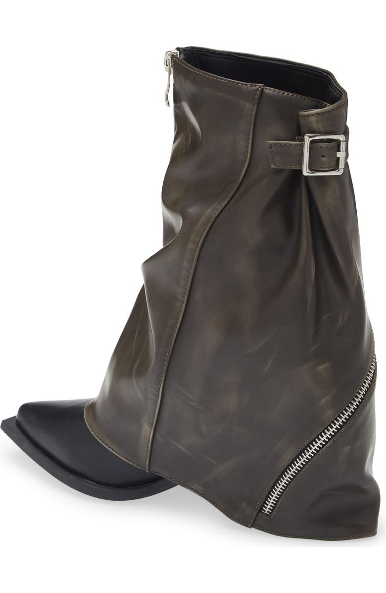 AZALEA WANG Larkyn Water Resistant Pointy Toe Bootie, Alternate, color,