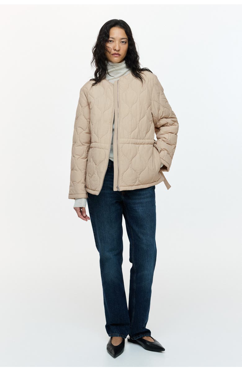H&M Thermolite<sup>®</sup> Quilted Jacket, Alternate, color, Light Beige