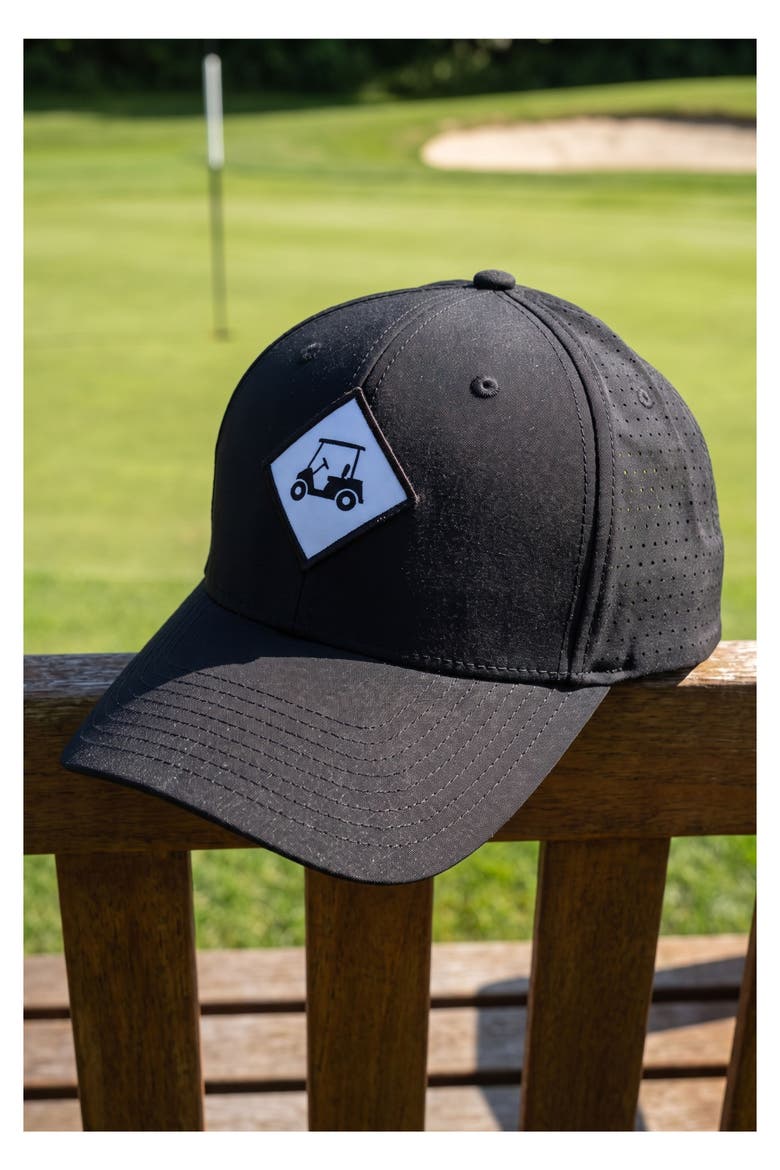 Embossed Mesh Baseball Cap, Alternate, color, Black