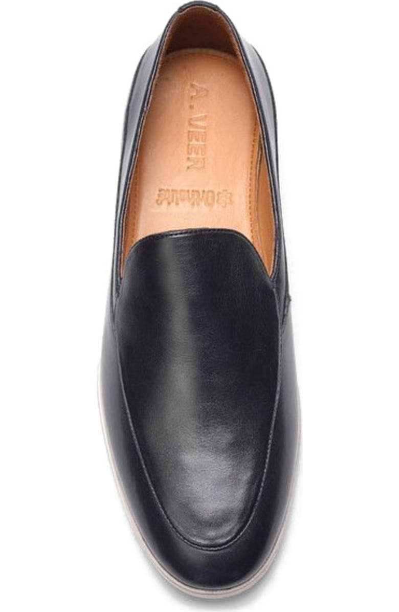 A. Veer Willow Loafer, Alternate, color, Black Leather