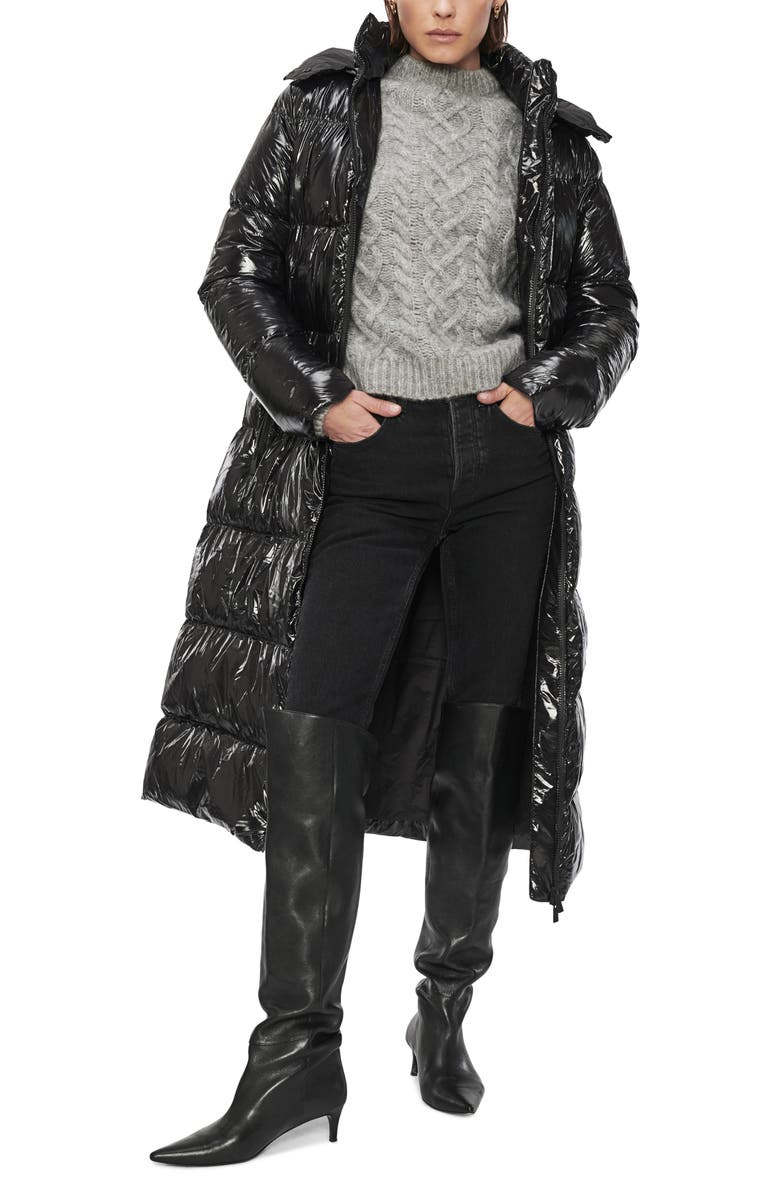 ANINE BING Mary Hooded Puffer Coat, Main, color, 