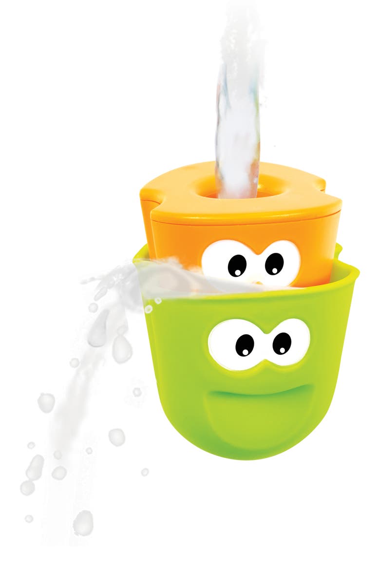 Flow 'N' Fill Spout Bath Toy, Alternate, color, GREEN