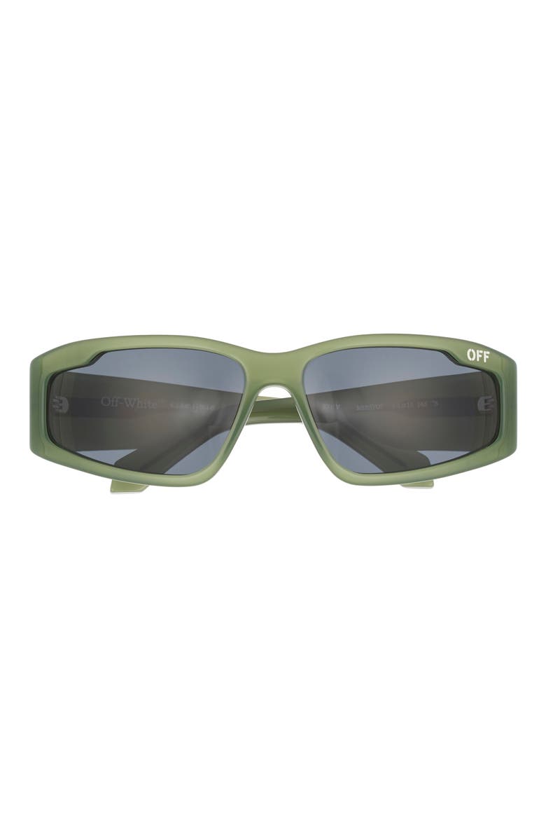Kimball 64mm Sunglasses, Main, color, OLIVE GREEN DARK GRE
