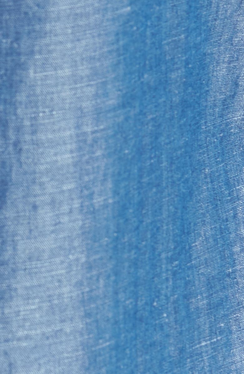 Todd Snyder Patch Pocket Chambray Sport Shirt, Alternate, color, 