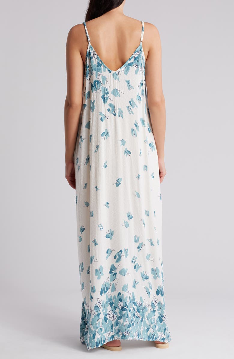 Lovestitch V-Neck Slip Maxi Dress, Alternate, color,