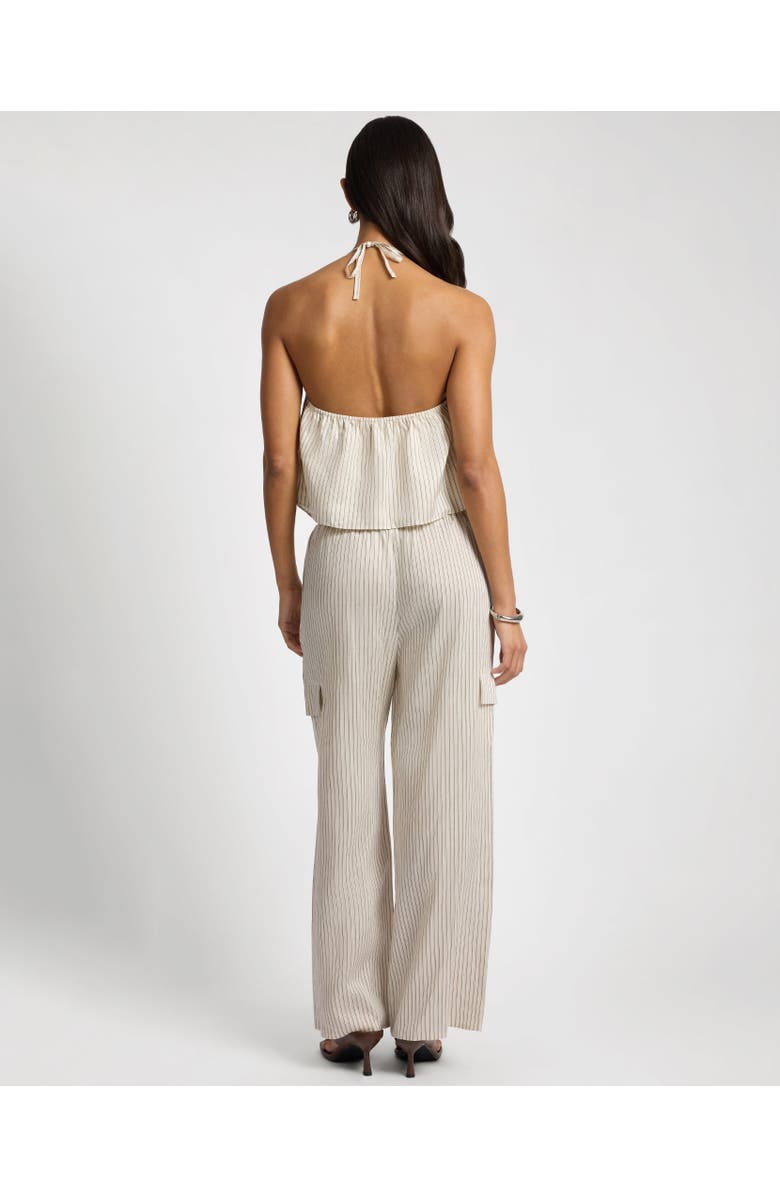 Onia Cargo Pant, Alternate, color, Cream/Black