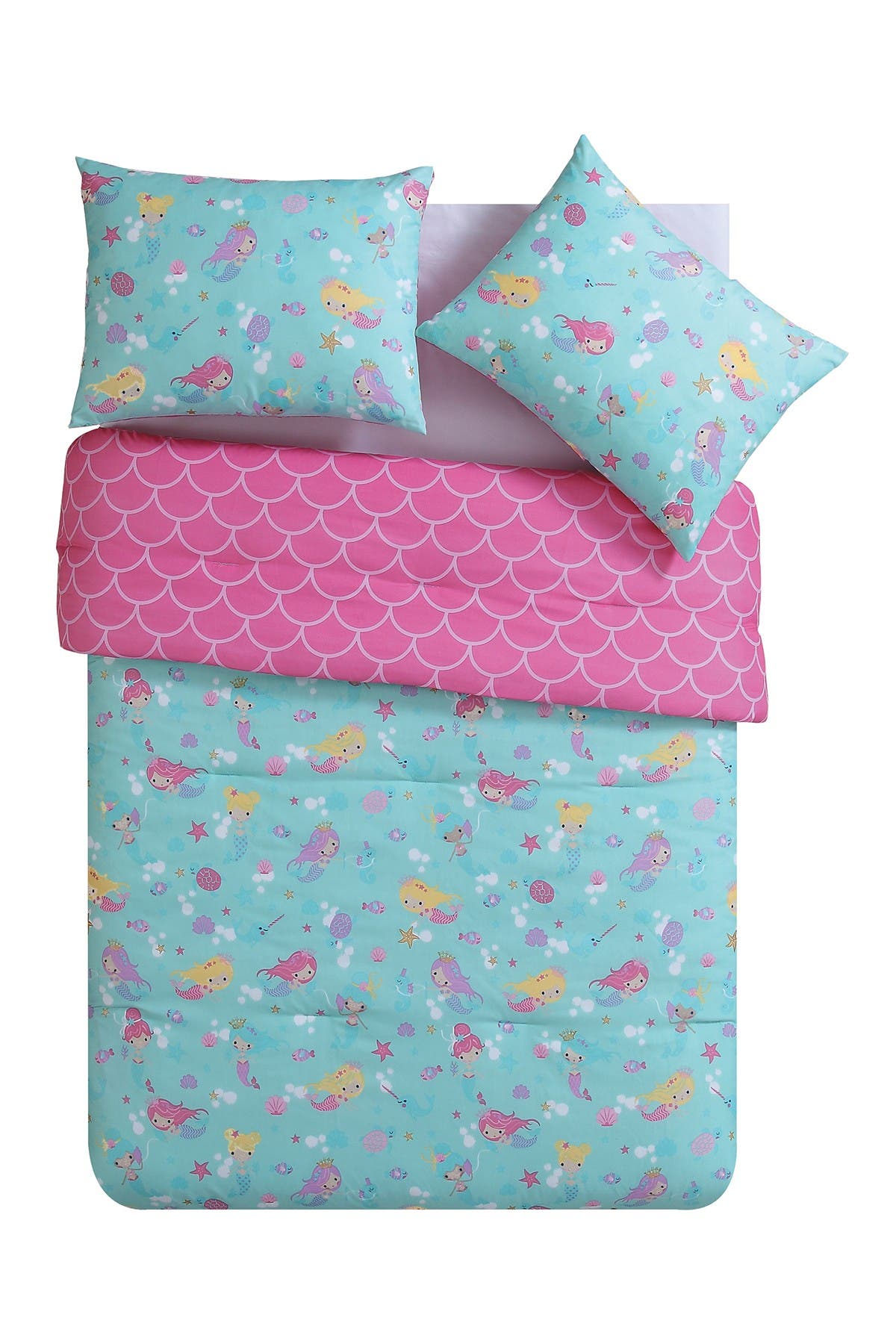 VCNY HOME Full Mermaid Princess Comforter Set - Multi | Nordstromrack