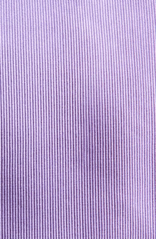 Duchamp Solid Silk Tie In Purple