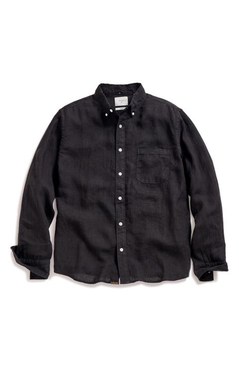 Tuscumbia Linen Button-Down Shirt
