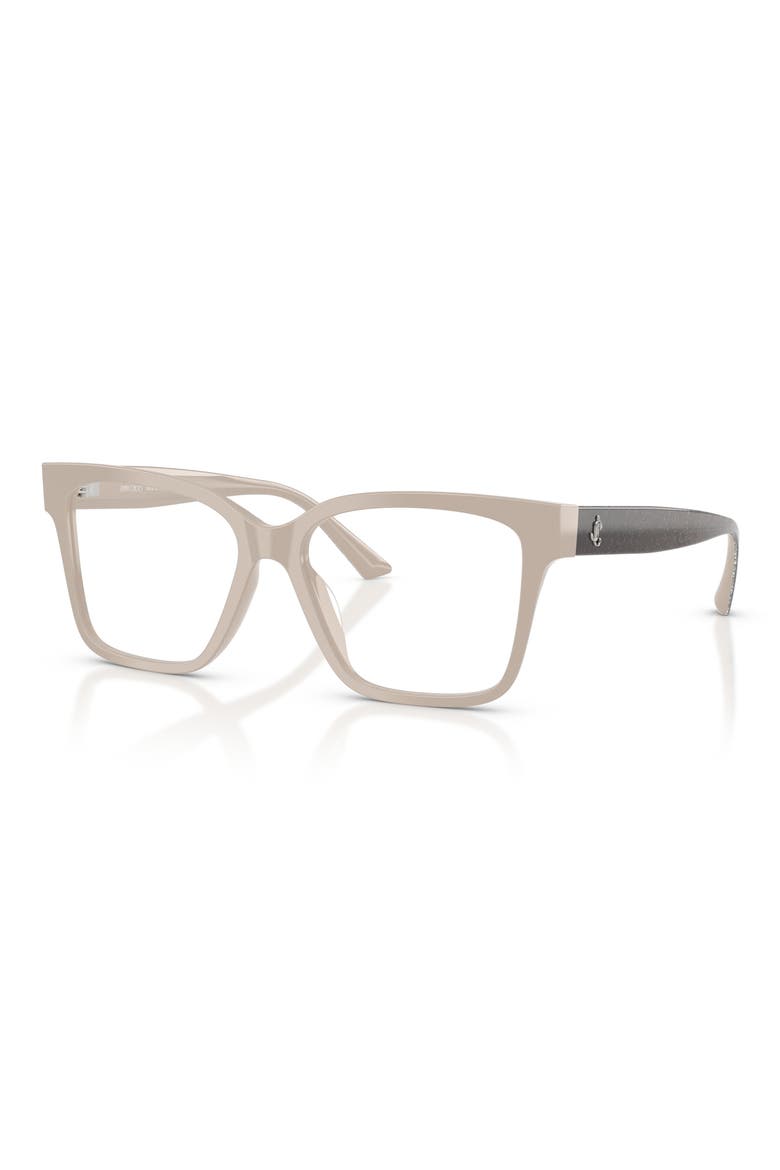 55mm Pillow Optical Glasses, Alternate, color, SAND / DEMO LENS