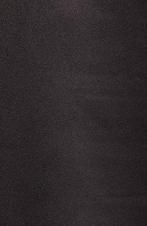 Nordstrom Satin Long Sleeve Short Pajamas In Black