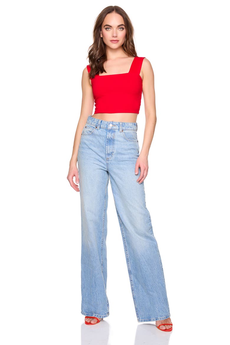 Crop Tank, Alternate, color, PERFECT RED